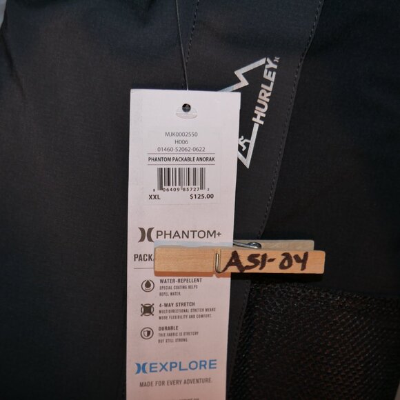 Hurley Phantom Men's Size XXL Anorak Jacket Water Resistant Snowboarding Ski NWT - Picture 15 of 15